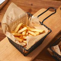 Cesta De Freír Para Cocina Herramienta De Cocina Red De Malla Para Patatas Fritas Y Chips Contenedor De Almacenamiento De Alimentos Con Mango Para BBQ Francés En Casa - details 11