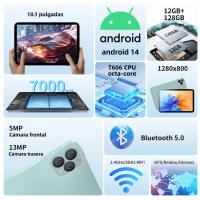 Tablet Android 14 Octa Core 12GB RAM 128GB ROM 5G Dual WiFi Bluetooth 10.1 Pulgadas Llamada Dual 4G LTE Google Tablet PC - details 5