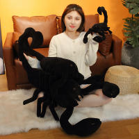 Grande Escorpión Negro De Peluche Realista Juguetes Simulación Animal Muñeco Regalo Para Navidad Cumpleaños Creativo Y Original Para Todas Las Edades - details 16