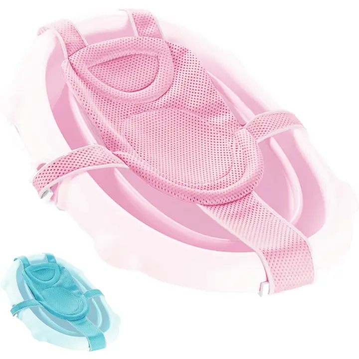 Baby Wonders® Cojin Bañera Bebe universal, Cojin Ducha Bebe, Cojin De Baño Bebe, Asiento de Bebe Bañera Ajustable, Cojin Bañera Bebe Recien Nacido, Asiento Plegable para Bañera - 1