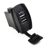 Interruptor De Plástico Resistente Al Fuego Carling ARB Dual USB 3.1 Cargador De Coche Con Luz LED Azul Accesorio De Alta Calidad Para Coche Y Barco 12V - details 1