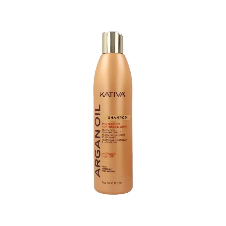 Kativa arganoil  champú protección suavidad y brillo 550ml - 1