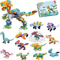 Juego De Bloques De Construcción Dinosaurio 12 En 1 Para Niños Y Niñas Set De Mini Animales Educativos STEM Montessori Para Edad Superior a 6 Años - details 0