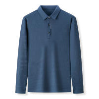 Camisa Polo Larga Para Hombres Con Estampado De Letras En La Cuello Cuello Redondo Casual Top De Poliéster Ajuste Regular - details 14