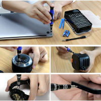 Juego De Herramientas De Reparación 52 En 1 Con Destornilladores De Precisión Para PC Laptop Teléfono Y Reloj Herramienta Manual De Carbono Alto - details 0