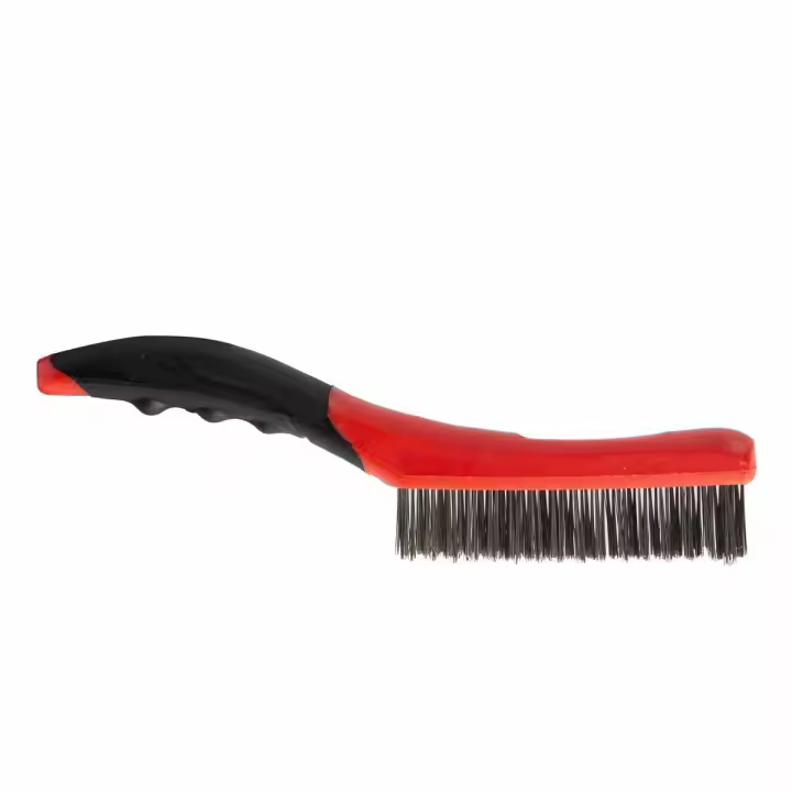 ESCOVA 4 FILEIRAS STEIN BIMATERIAL COM CABO - 1