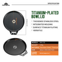 CAMPINGMOON Taza De Camping Con Manija Plegable Y Tapa De Acero Inoxidable 304 Para Cocina Al Aire Libre Utensilios De Cocina Plegables - details 0