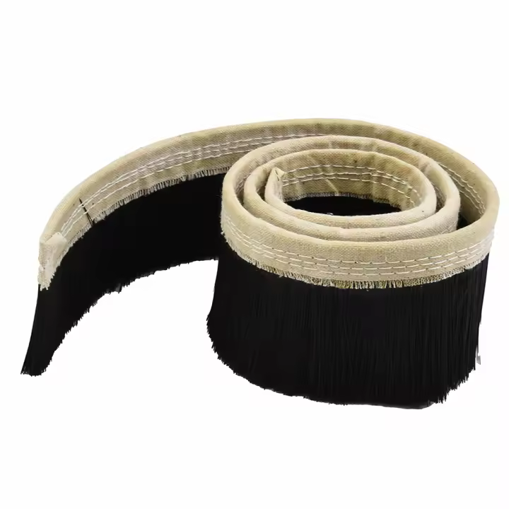 Cubierta De Polvo De Níquel De 70mm/100mm Cepillo Para Aspiradora Accesorio De Engrapado Máquina CNC Total Longitud 1M Material Nylon - 1