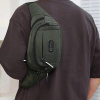 Bolsa De Cintura Invisible Ultra Delgada Para Hombres En Lona Anti Robo Para Deporte Al Aire Libre Y Correr Con Móvil - details 1