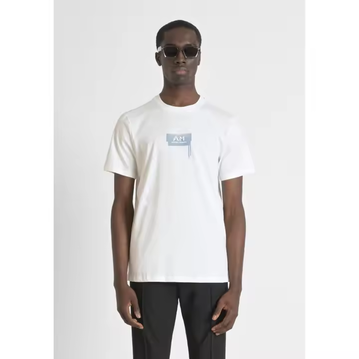 Camiseta Regular Logo Graffitti Blanca Morato - 1