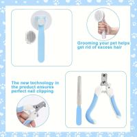 Kit De Cepillado Para Gatos 8 Piezas Con Peine Antipulgas Champú Para Mascotas Cepillo Antihair Y Cepillo De Dientes De Silicona - details 2
