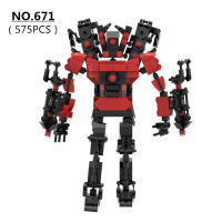 Juego De Construcción Vengeful Titan Speaker Man 575 Piezas Set Creativo De Bloques Skibidi Toilet DIY Juguetes Para Niños Boys Regalos De Navidad - details 4