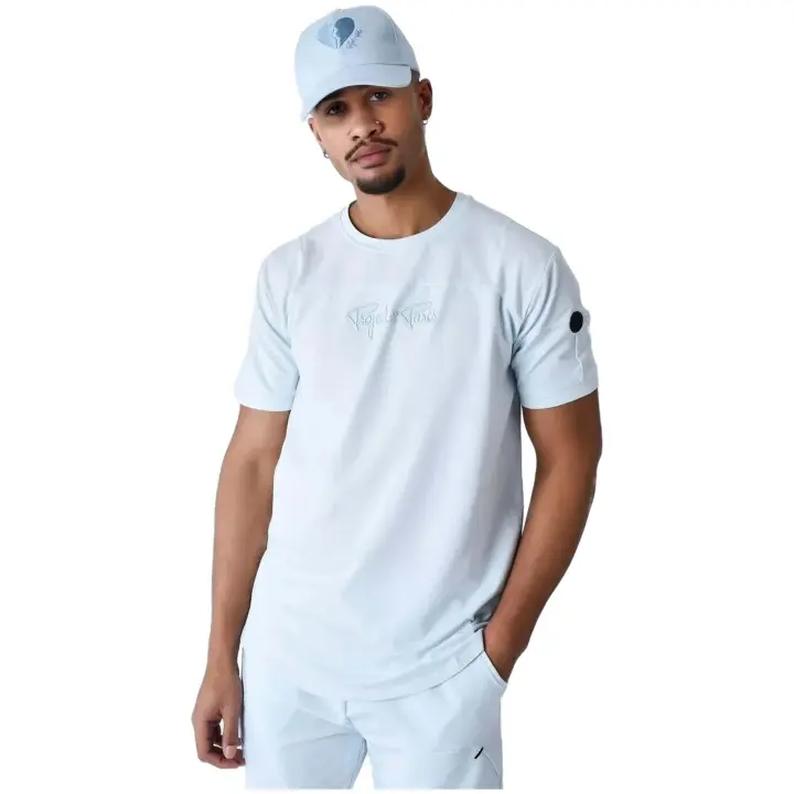 Camiseta de Manga Corta Project X Paris  para hombre en color azul - 1