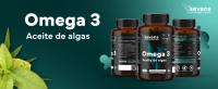 Omega 3 Vegetal - 60 perlas veganas - 1000mg de DHA por Dosis - Contribuye al Funcionamiento Normal del Cerebro - Con Vitamina E - Favorece el mantenimiento óptimo de la visión - SEVENS NUTRITION - details 0
