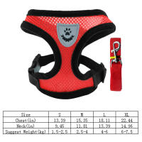Juego De Correa Para Perros Y Gatos Transpirable Para Paseos En Verano Equipamiento Para Mascotas De Pecho Y Espalda Adecuado Para Perros Pequeños - details 10