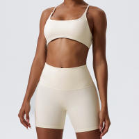 Sudadera Deportiva Para Mujer De Terciopelo Suave Alta Elasticidad Y Secado Rápido Cross Back Yoga Running Fitness Workout - details 19