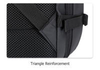 Mochila Expansible de 40L con Puerto de Carga USB Bolsa de Laptop Impermeable Diseño Sólido - details 28