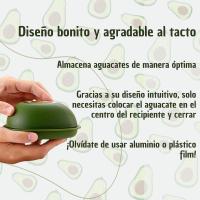 2 Guarda Aguacates. Guarda Aguacate Nevera Libre Plástico BPA. Recipiente para Guardar Aguacate con Material Resistente Apto para Lavavajillas. Ideal para Guardar Aguacates Frescos. Organizador Nevera, Alvergin - details 1