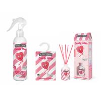 Lote Ambientadores The Fruit Company Candy Shop Piruleta: Mikado, Spray y Armario con Aroma Dulce y Natural - details 0