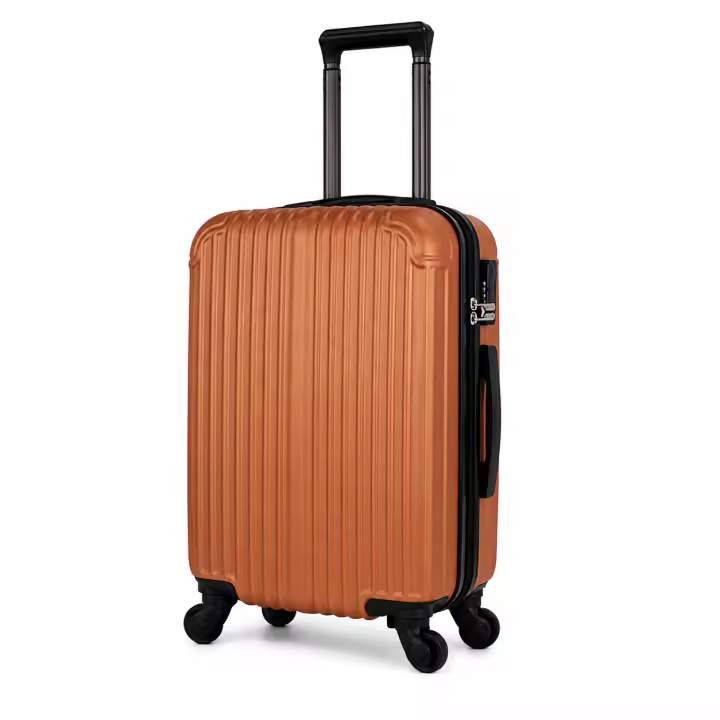 Maleta Avión Equipaje de Mano Viaje Cabina Trolley ABS Rígida 4 Ruedas Maleta de cabina rigida con asa telescopica 55x35x20CM - 1