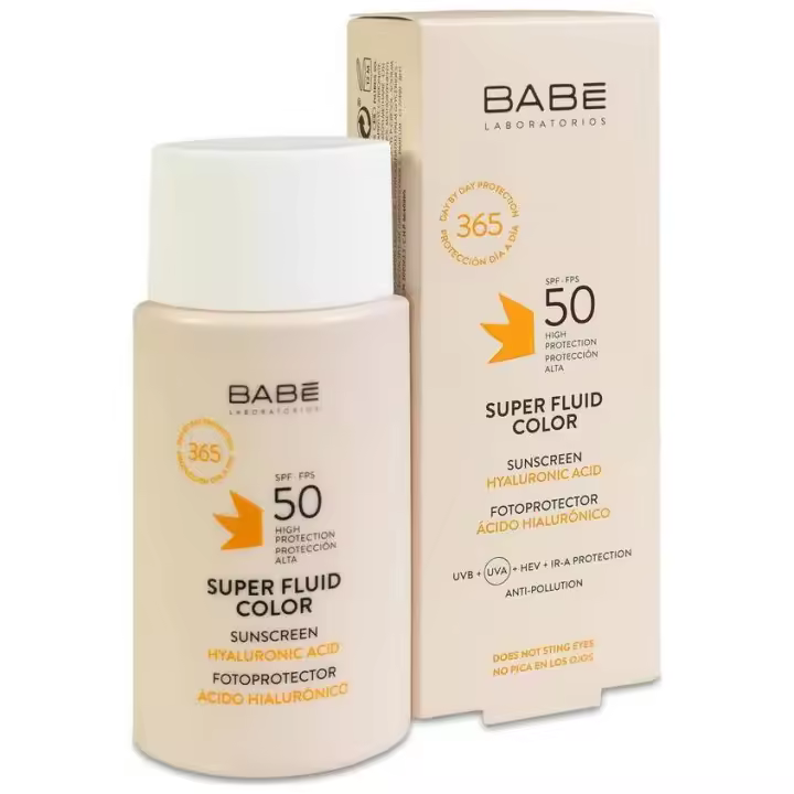 Babé Super Fluid Color Fotoprotector Spf50+, 50 Ml - 1
