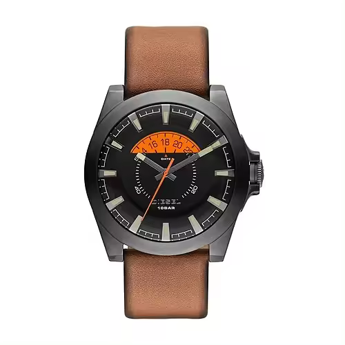 Reloj Diesel Arges DZ1660 de Acero Inoxidable con Correa de Piel - 1