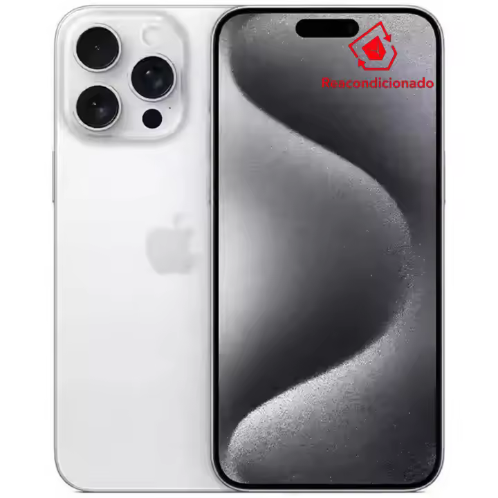 Apple iPhone 15 Pro 256GB Blanco REACONDICIONADO Grado A+ Garantía 2 años - 1