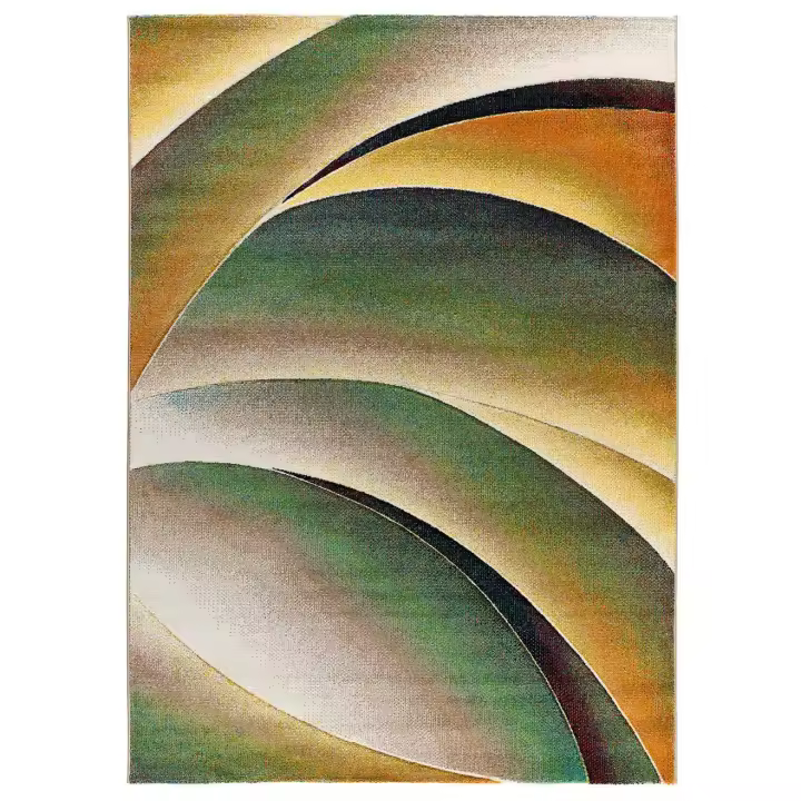 Alfombra de interior  de estilo moderno en verde - LIBET 40409 | 120x170, 140x200, 160x230 cm - 1
