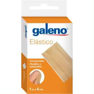 Galeno Elástico 1 M X 6 Cm - Tiras Protectoras de Tejido Elástico Color Piel - Zapatos de Vestir Hombre - 1