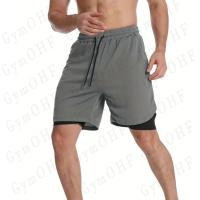Nuevos Shorts De Playa Para Hombres Entrenamiento De Fitness Verano 2 En 1 Secado Rápido Gimnasio Correr Deporte Al Aire Libre Pantalones Cortos De Deporte Para Hombres - details 29