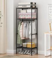 Gancho De Ropa Multifuncional Con Gran Capacidad De Almacenamiento Estante De 3 Niveles Para El Hogar Organizador De Armario Simple Y Elegante - details 9