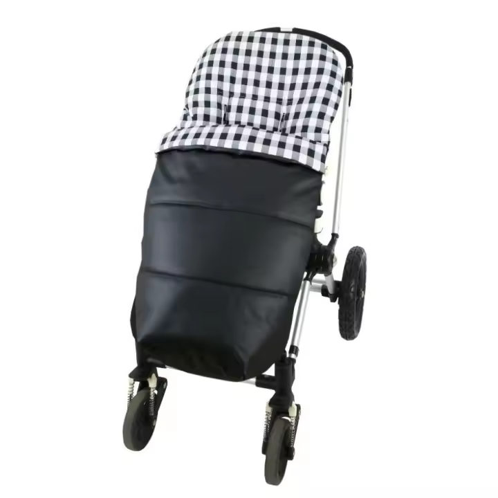 Citybebe Saco Silla Paseo Vichy Polipiel Resistente a arañazos, con cremalleras laterales - 1