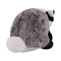Muñeco De Peluche De Zorro Simulado En Gris Y Blanco 33cm Juguete Para Niños Regalo De Cumpleaños Relleno De Algodón PP Adecuado Para Todas Las Edades - details 7