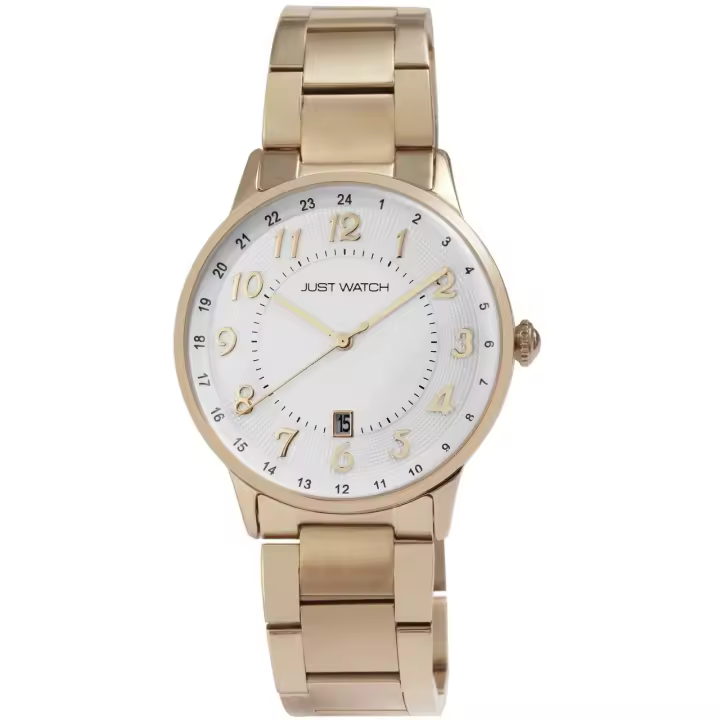 Reloj Just® Hombre Dourado com Bracelete em Aço Inoxidável - 0171 - 1