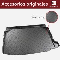 Bandeja de Maletero Original SEAT León 5F (2013-2020) - Protector de plástico para maletero Seat león resistente - Cubierta para maletero flexible Seat -  Accesorios Seat de Alta Calidad para el interior - Cubierta maletero cupra león - Accesorios Cupra - details 3