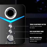 Altavoz de Ordenador con Subwoofer 2.1 USB y Conector Auxiliar de 3,5 Mm - details 2