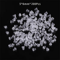 Sonda De Oído Transparente Estrella De Cinco Puntos Para DIY Hecha De Silicona Y Plástico Antialérgica Aproximadamente 50-200 Piezas - details 8