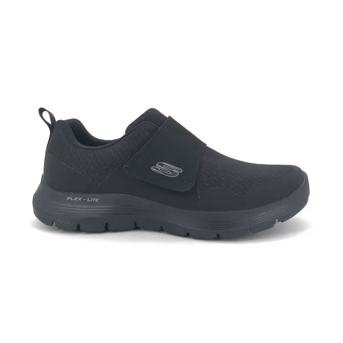 Deportivo de Skechers para hombre, mod.894159, Deportivo liso con cinta textil adhesiva muy cómodo con plantilla acolchada - 1