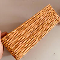 Cestas De Almacenamiento De Rotura Hechas a Mano Tejidas En Vara Para Decoración Tazas De Frutas Y Caja De Almacenamiento De Aperitivos - details 4
