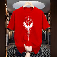 Camiseta De Algodón Para Hombre Con Patrón De Corvo Vikingo 2025 Nueva Arrivals Camiseta De Cuello Redondo Casual Urbana De Alta Calidad Y Ligera Para Primavera Y Verano - details 7