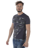 Camiseta Emporio Armani EA7 Algodon Hombre Gris 3 ZPT88PJM9Z 1994 - details 3