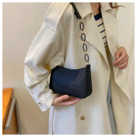 Bolso De Lujo Para Mujer Con Diseño De Axila En Piel De Goma Estilo Fashion Pequeño Cuadrado Con Cremallera Y Correa Cruzada - details 15