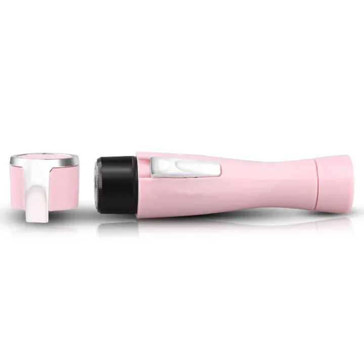 Mini depiladora eléctrica para mujeres, afeitadora de batería seca, afeitadora eléctrica para labios privados para mujeres - 1
