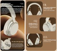 TEISCHE ND09 Auriculares inalámbricos de Bluetooth Cascos auriculares de diadema supraaurales wireless over ear Cascos auriculares bluetooth de diadema con cancelación de ruido Cascos de sonido estéreo y bajo potente con duración 40H y 3 niveles de ajuste - details 6