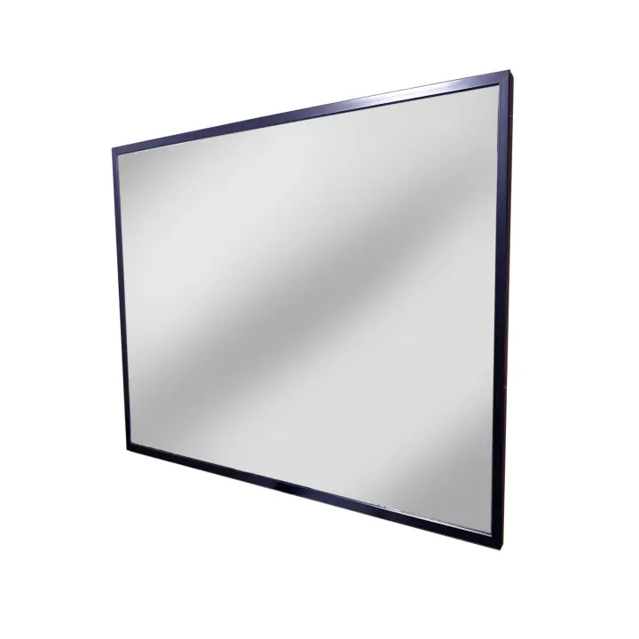 THEROSE - Espejo baño negro 80x80 Espejo de pared - 1