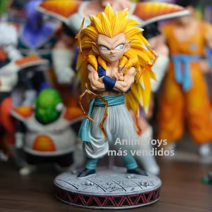 Figura De Acción Anime Dragon Ball Z Super Saiyan 3 Gotenks 25cm PVC Coleccionable Regalos Para Fans De La Serie - 1