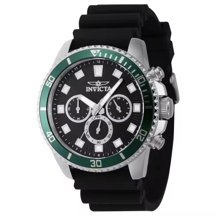 Reloj de pulsera Invicta Pro Diver - 46086 correa color: Negro Dial Latón Negro Hombre - 1