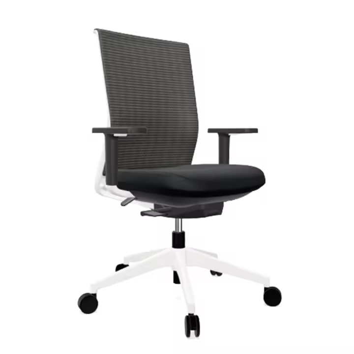 Silla Ergonómica Oficina Malla base blanca Stay 30 de Actiu - 1