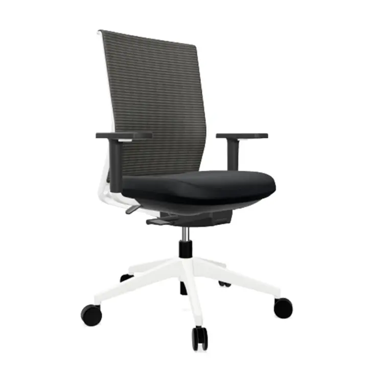 Silla Ergonómica Oficina Malla base blanca Stay 30 de Actiu - 1