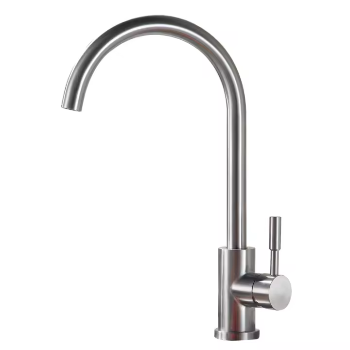Grifo de Cocina giratorio de 360 °, monomando de fregadero, Grifos ajustables para Agua Caliente y fría, Antil para Cocina - 1